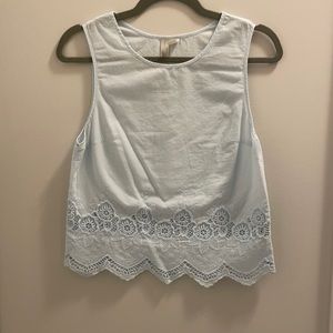 F21 sleeveless blouse
